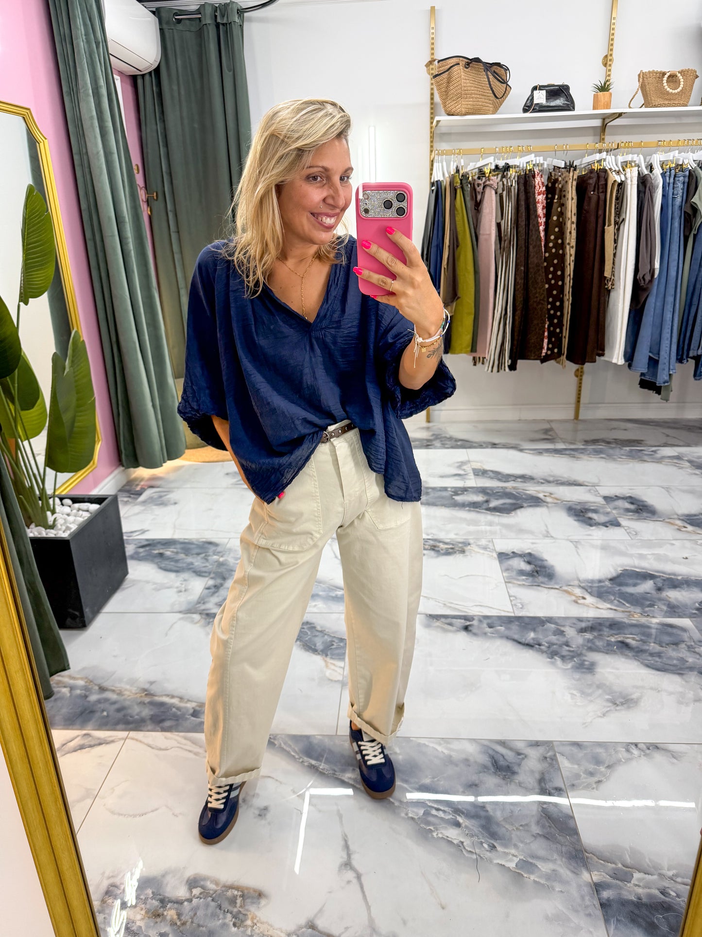 Blouse ELIA marine