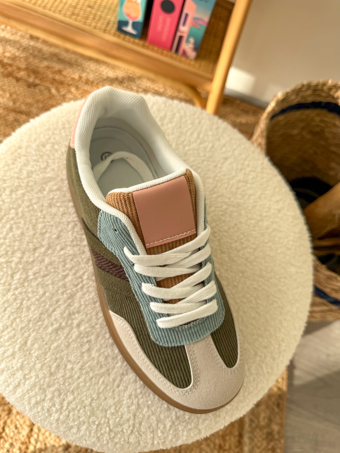 Baskets PUNCHY kaki