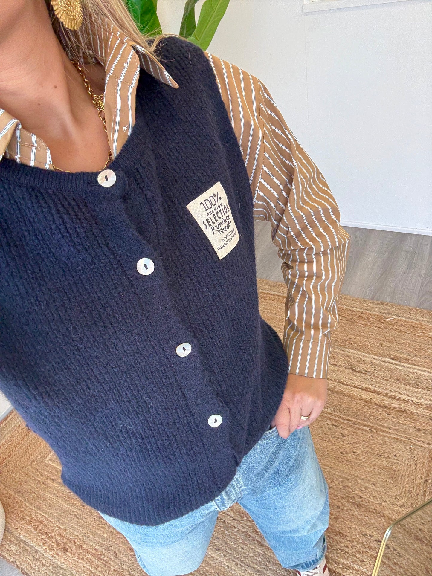 Gilet ÉMILIE Marine