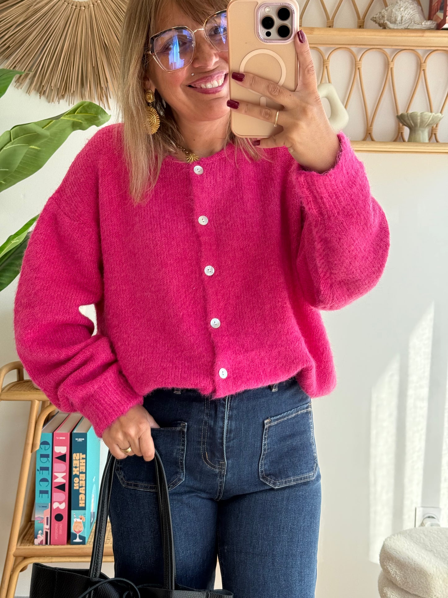 Gilet MEGGY Fuchsia