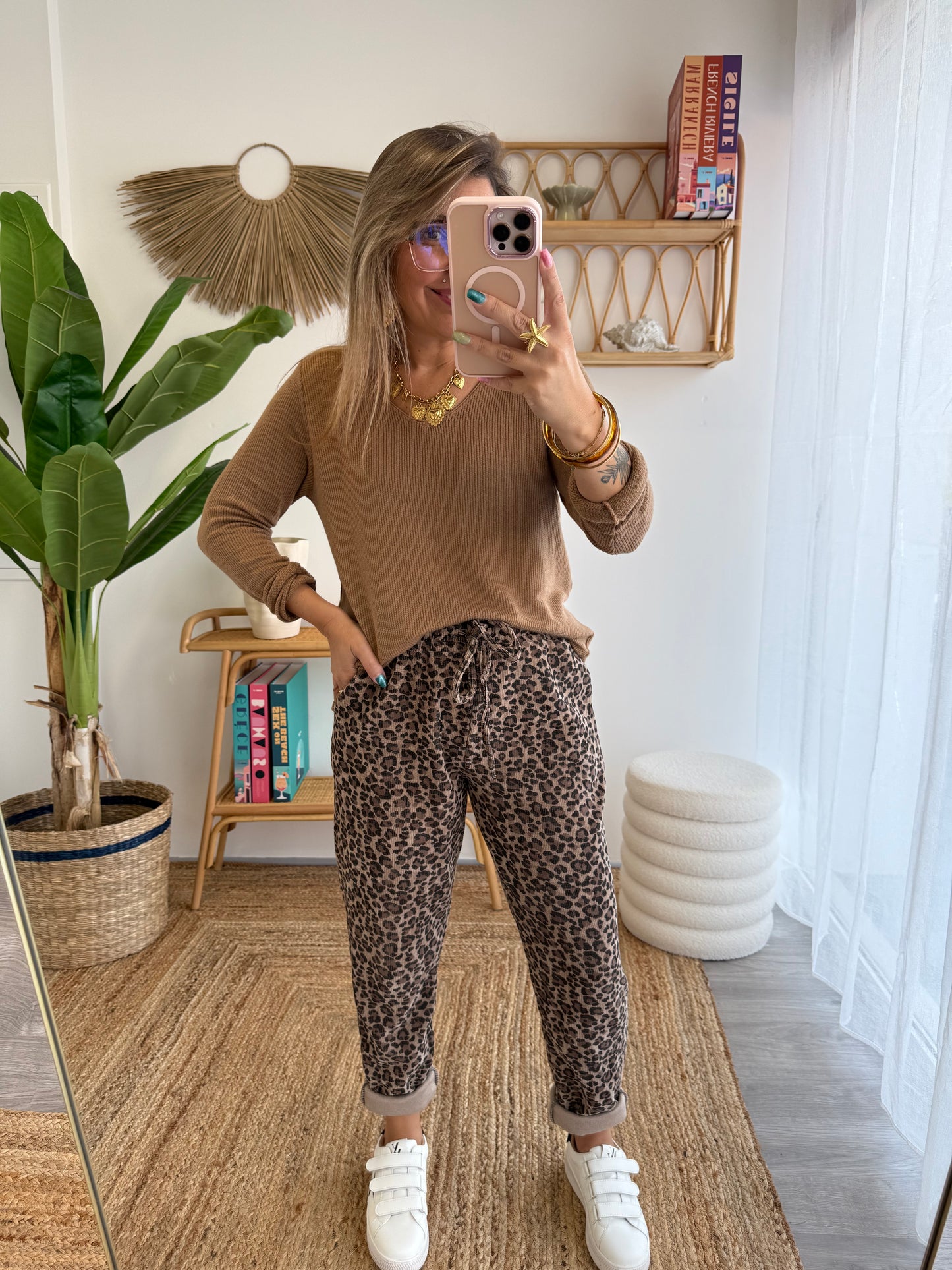 Jogging LÉO camel