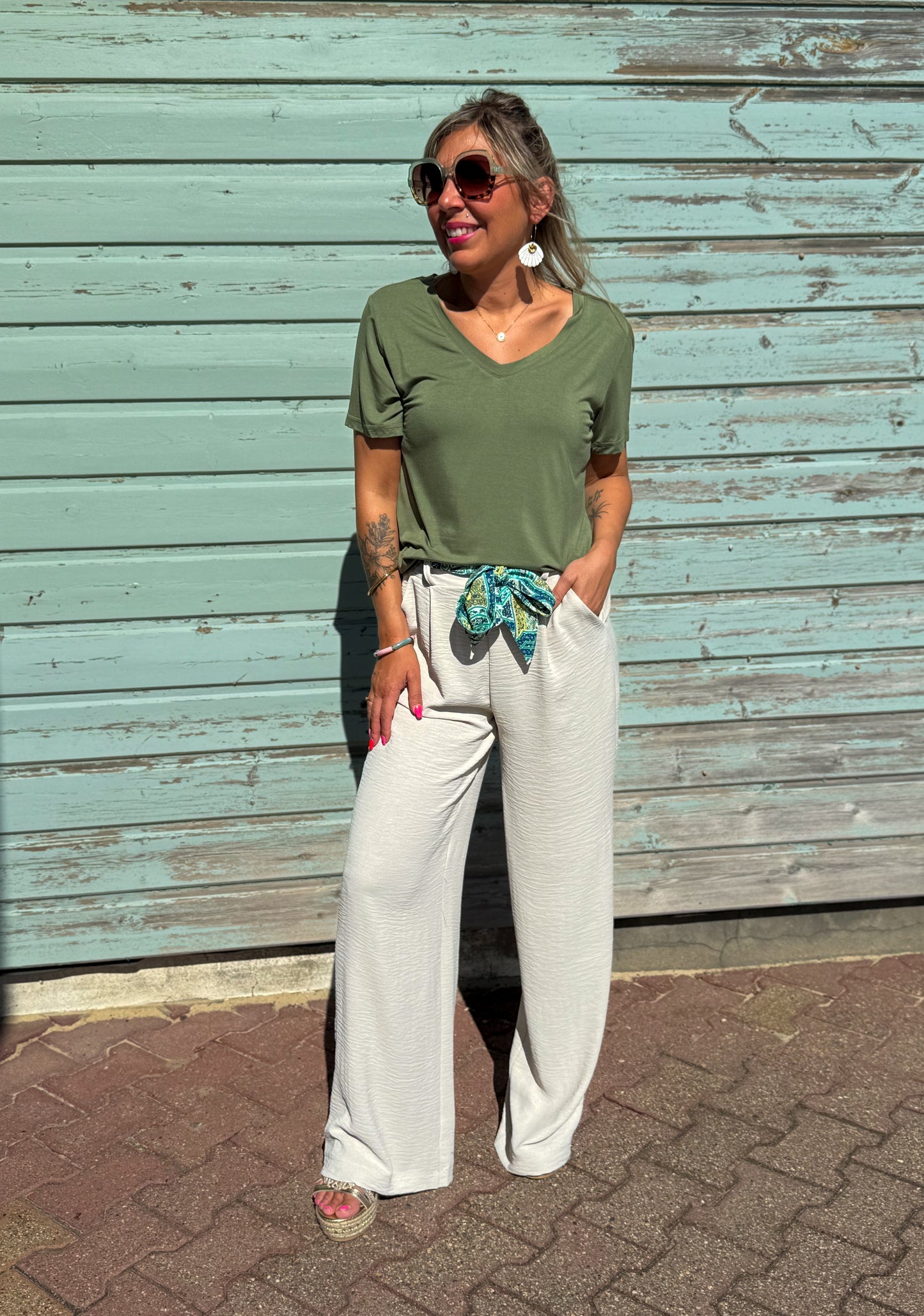 Pantalon PAULA beige