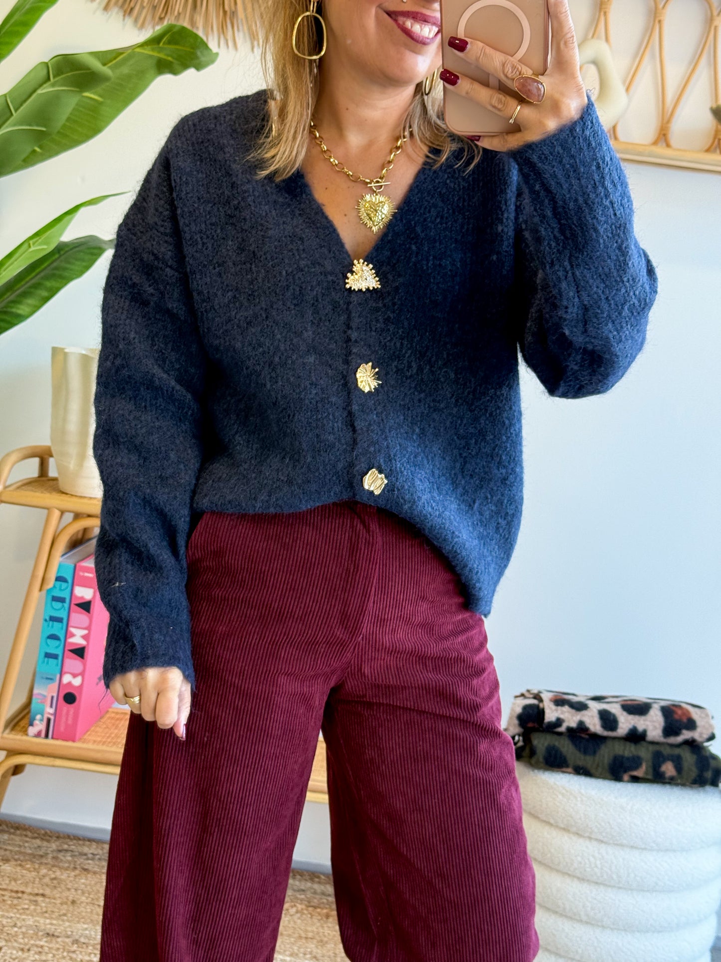 Gilet ELORA bleu marine