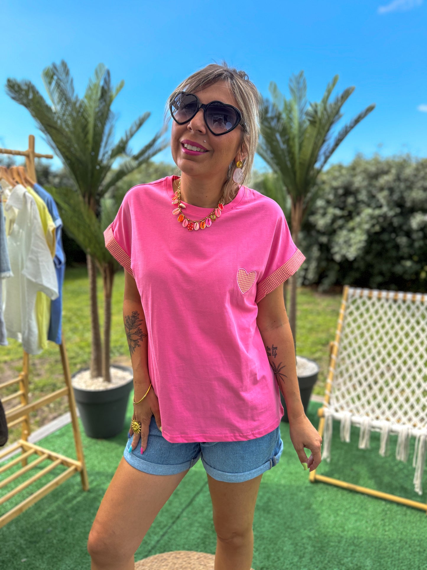 T-shirt Sweet heart rose