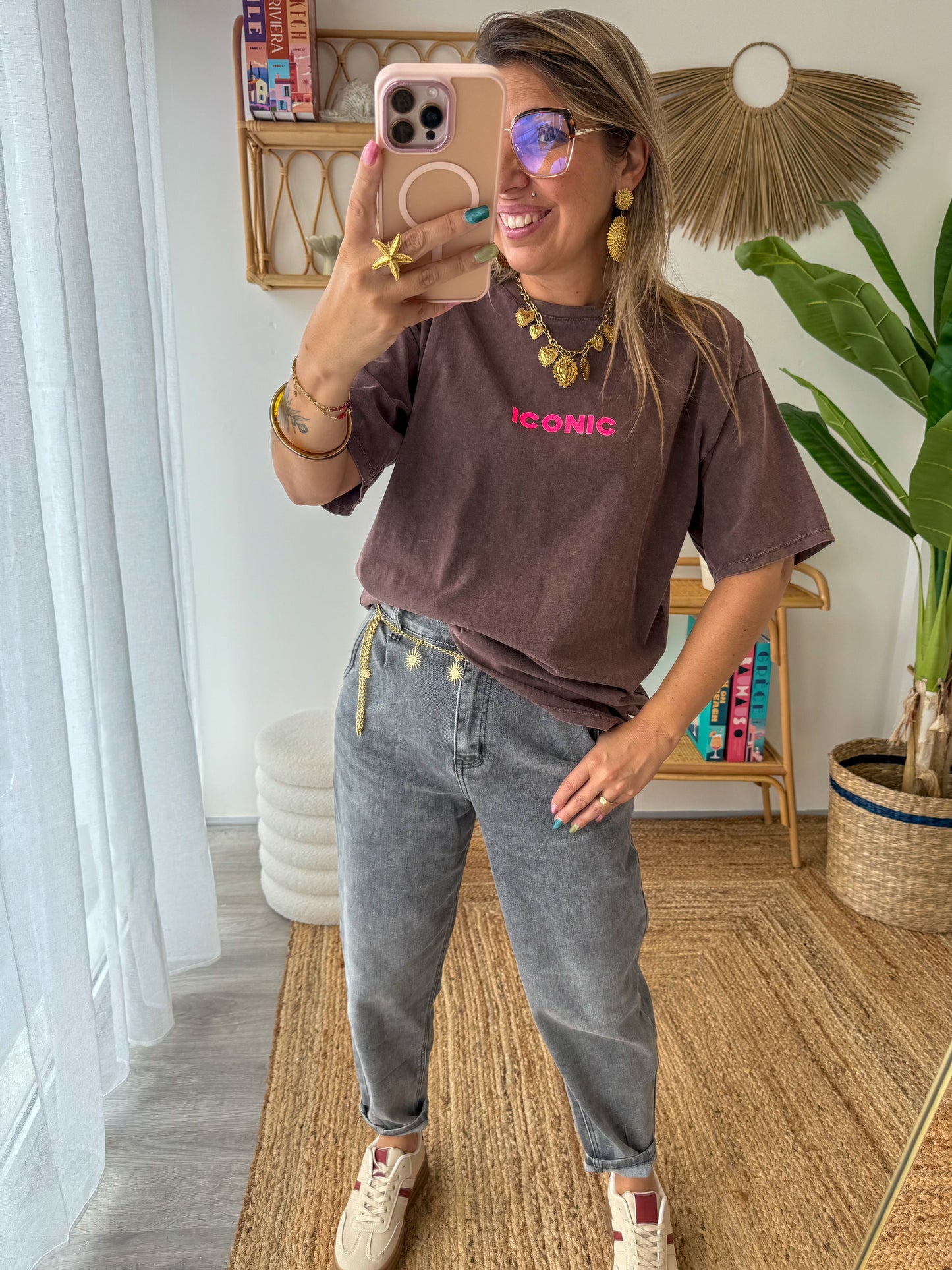 T-shirt ICONIC choco
