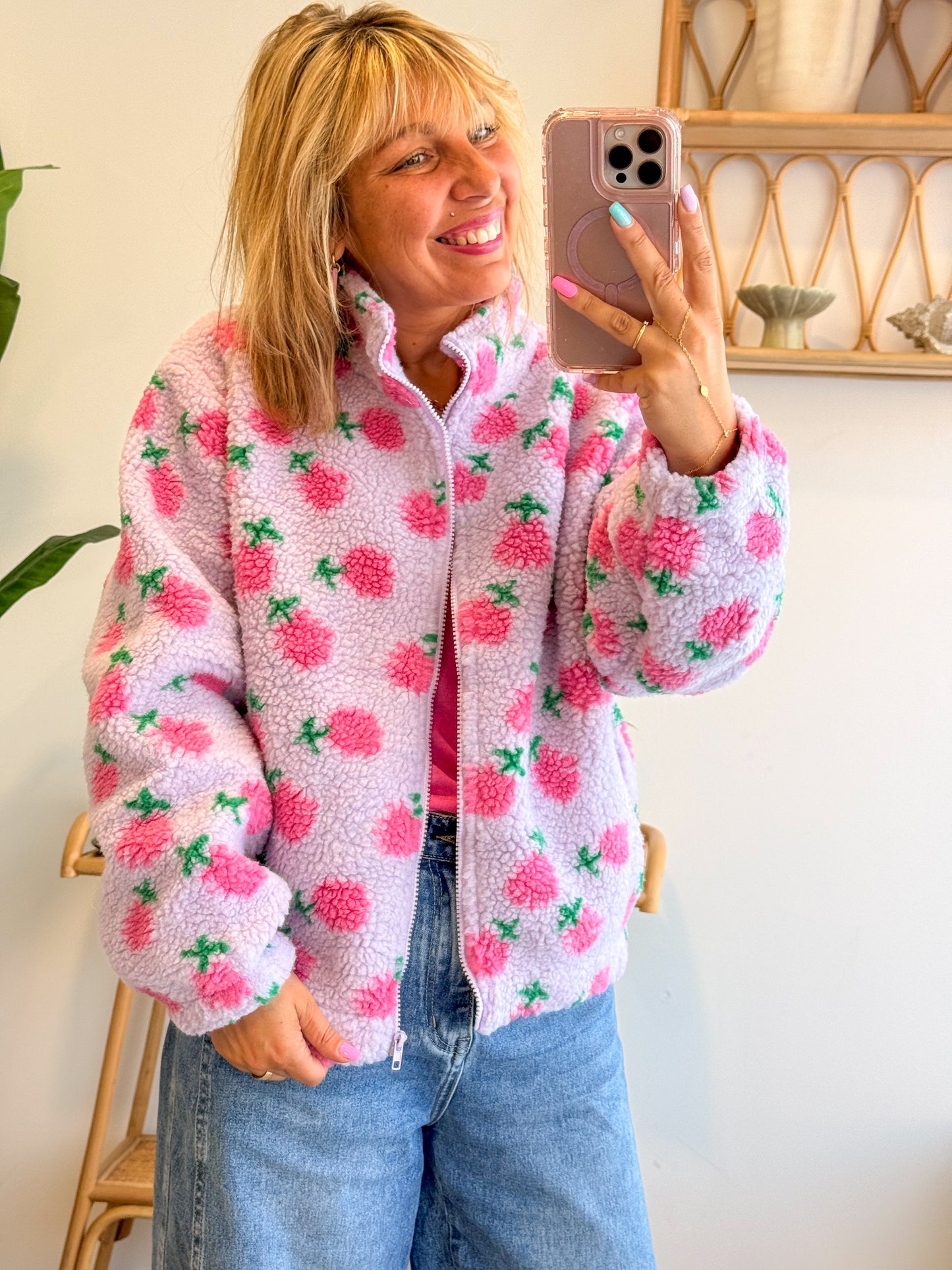 Veste polaire FRESCA rose