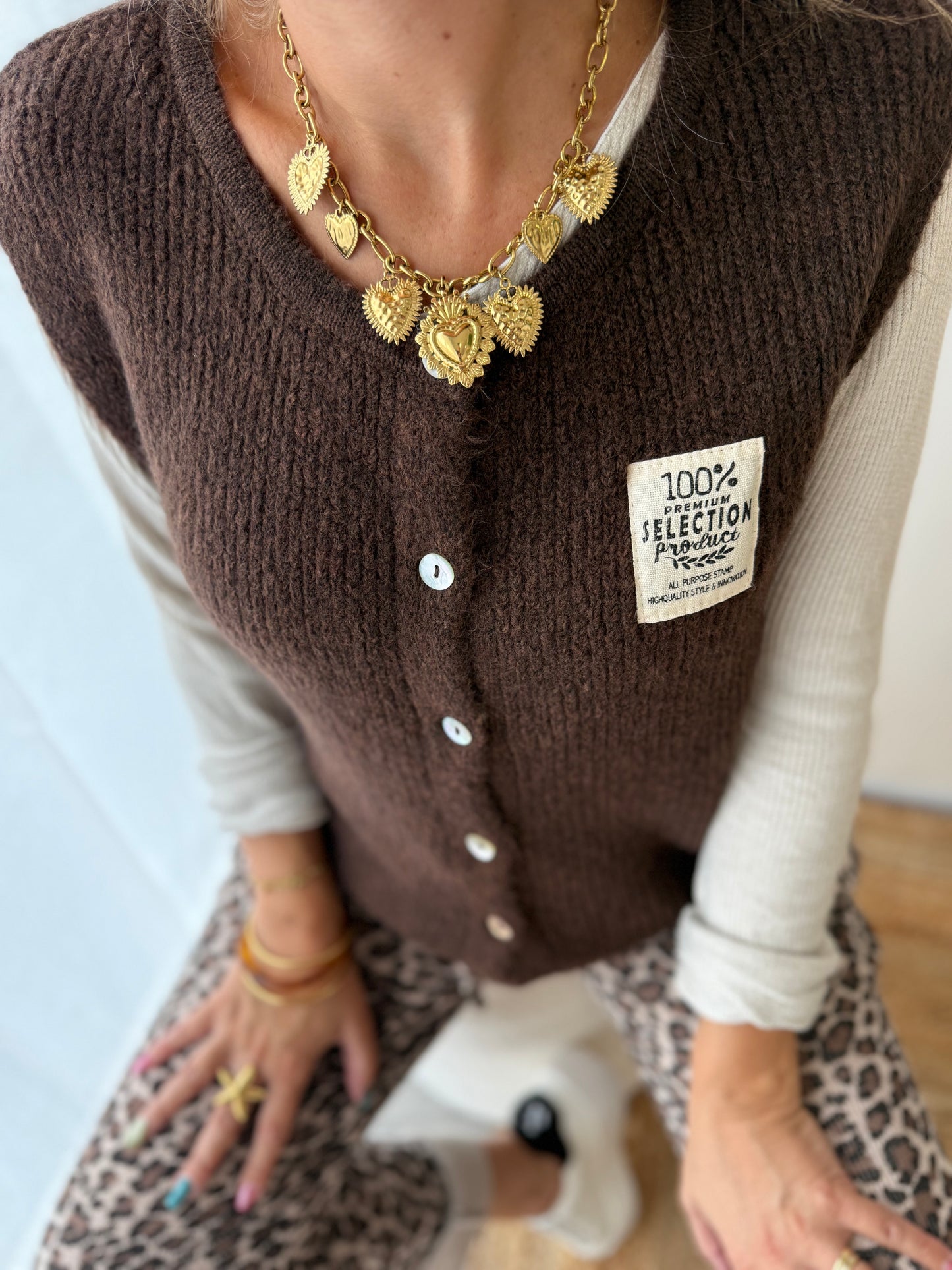 Gilet ÉMILIE choco