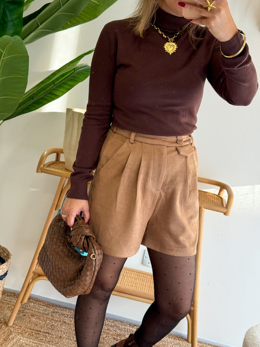 Pull BASIQUE Marron