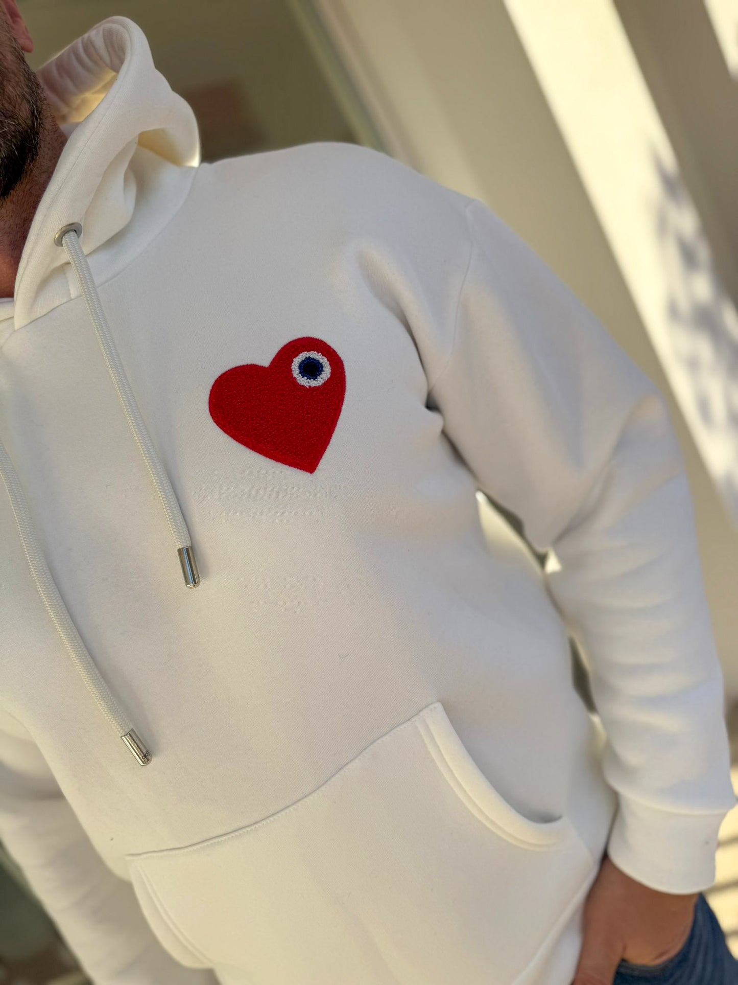 Sweat CŒUR BLANC