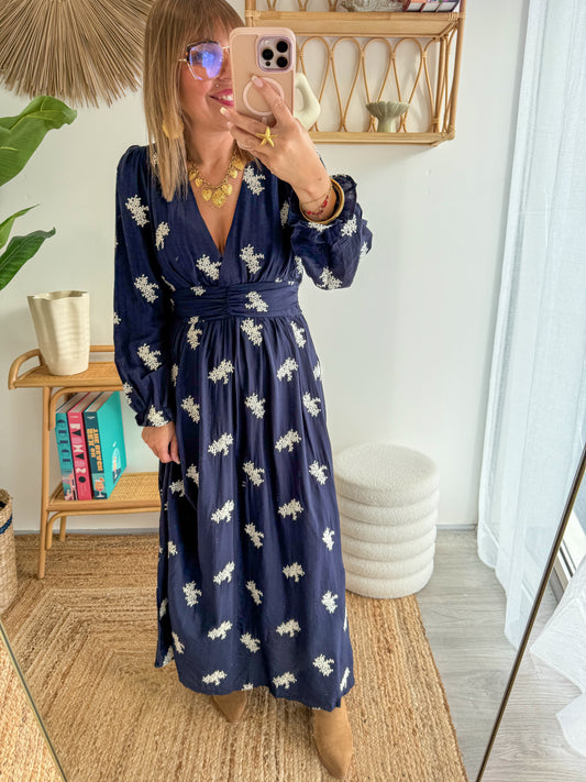 Robe GABY bleu marine