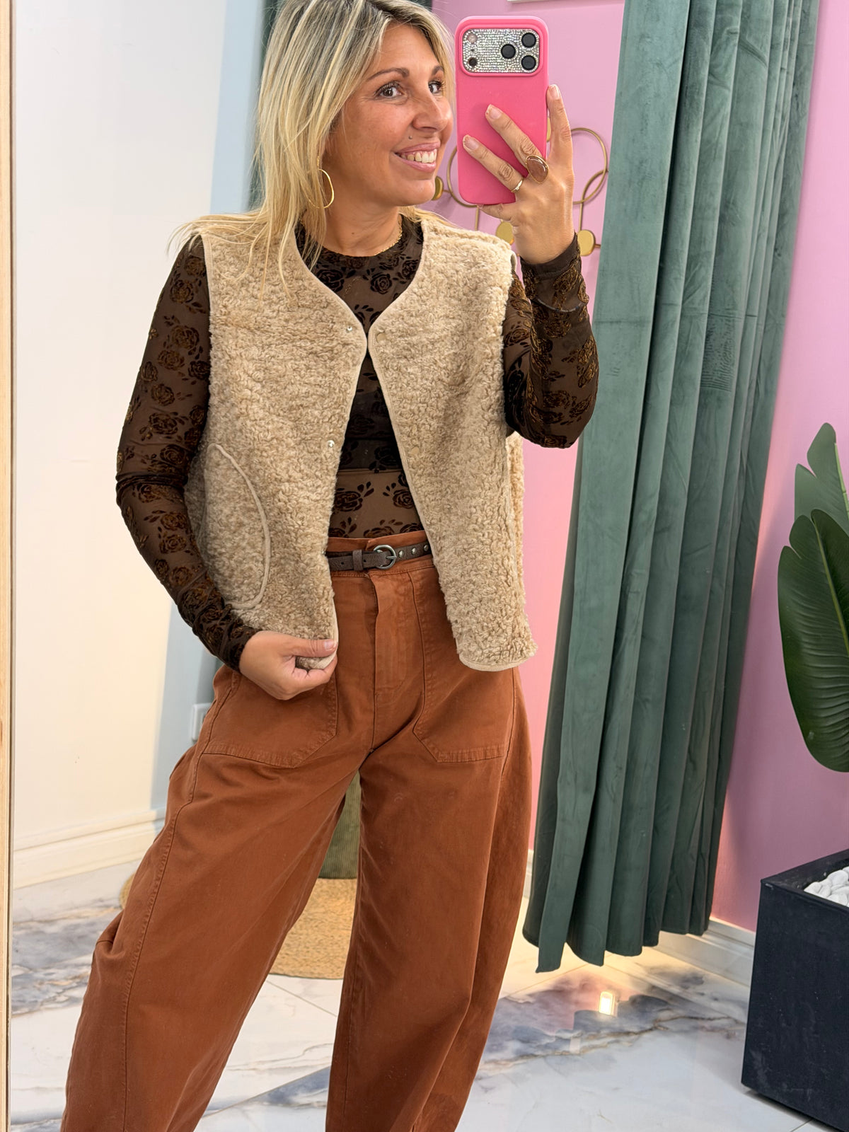 Gilet ROMÉO camel