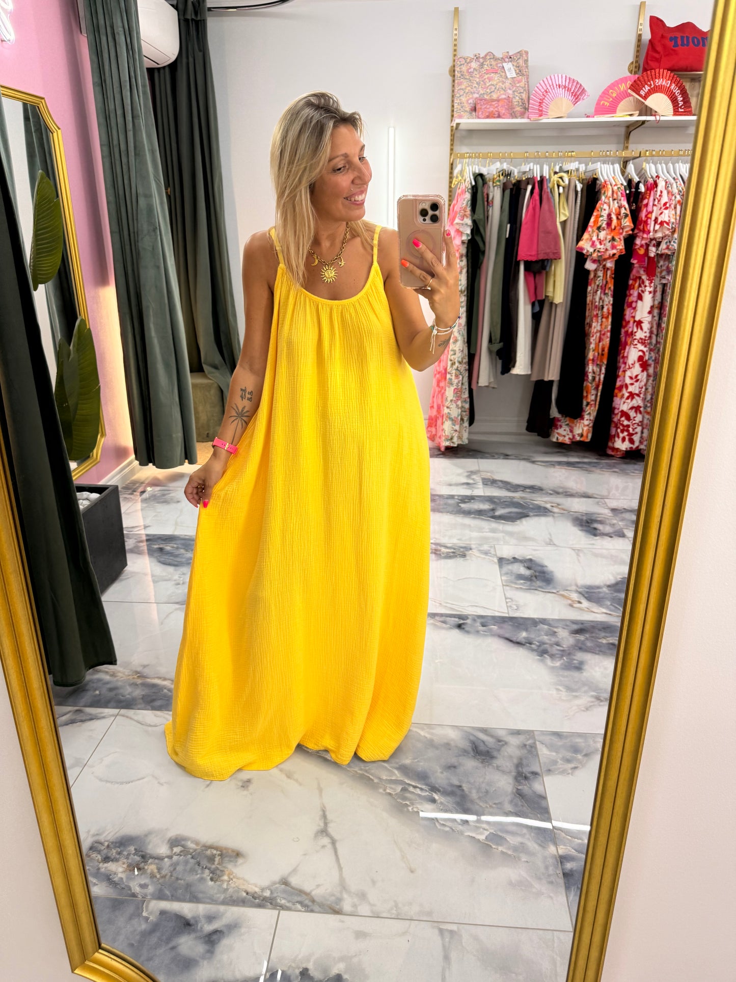 Robe AMALIA jaune
