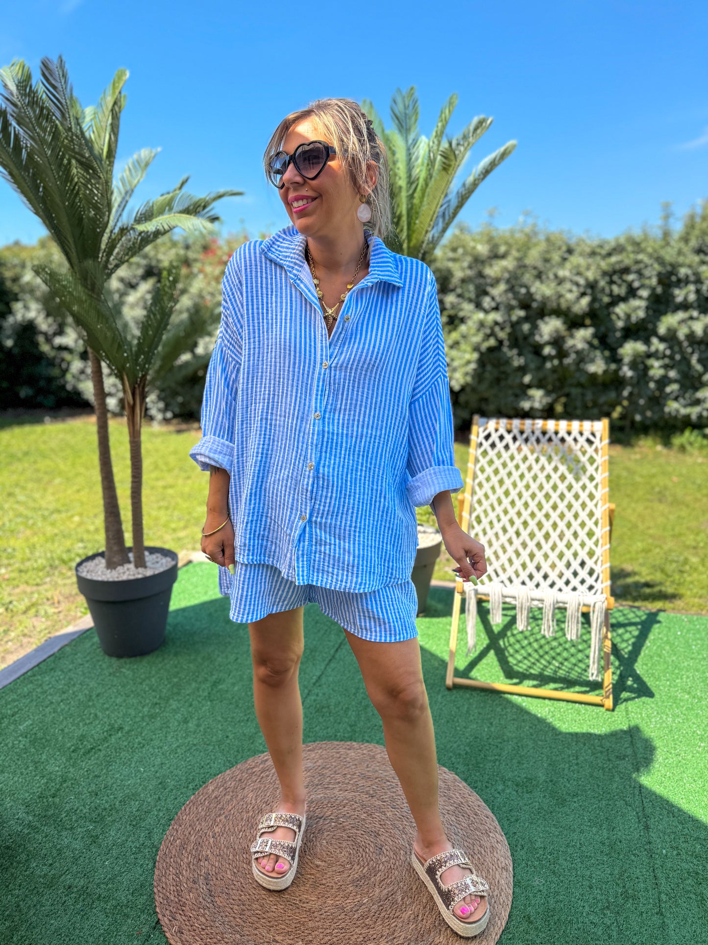 Chemise CHIARA bleu