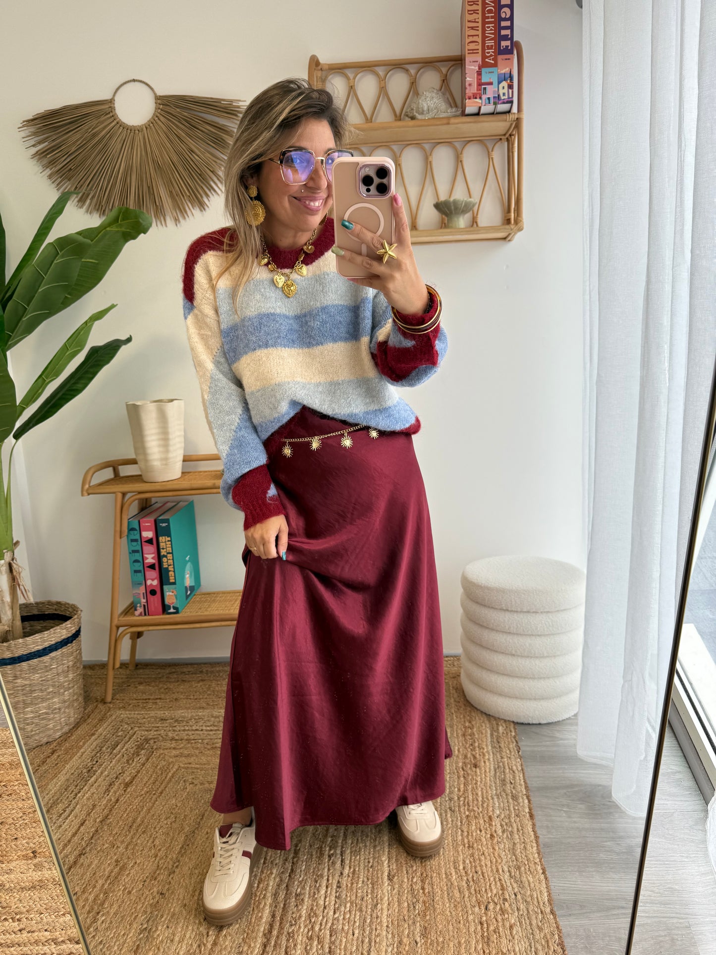 Pull DAPHNÉ bleu
