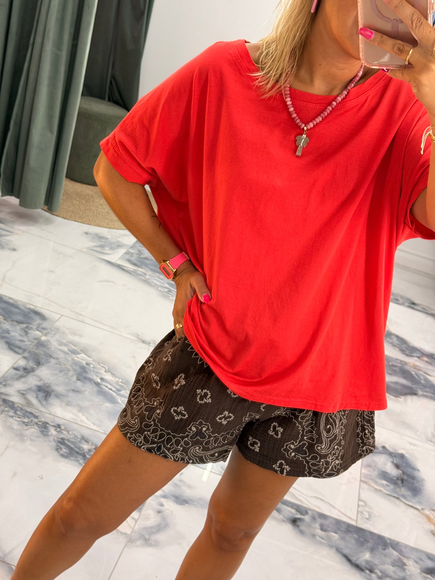 T-shirt NINON rouge