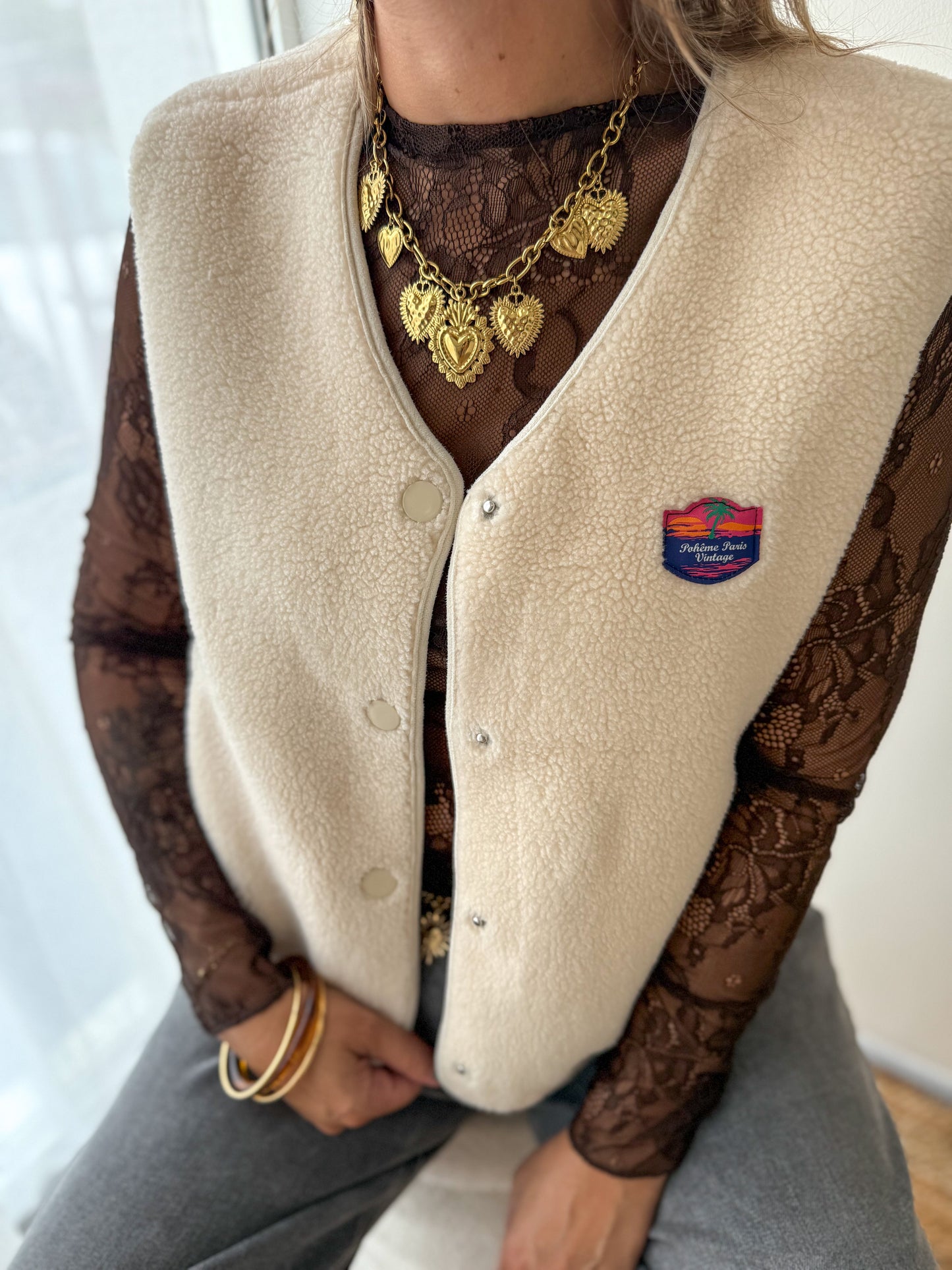 Gilet BERRY écru
