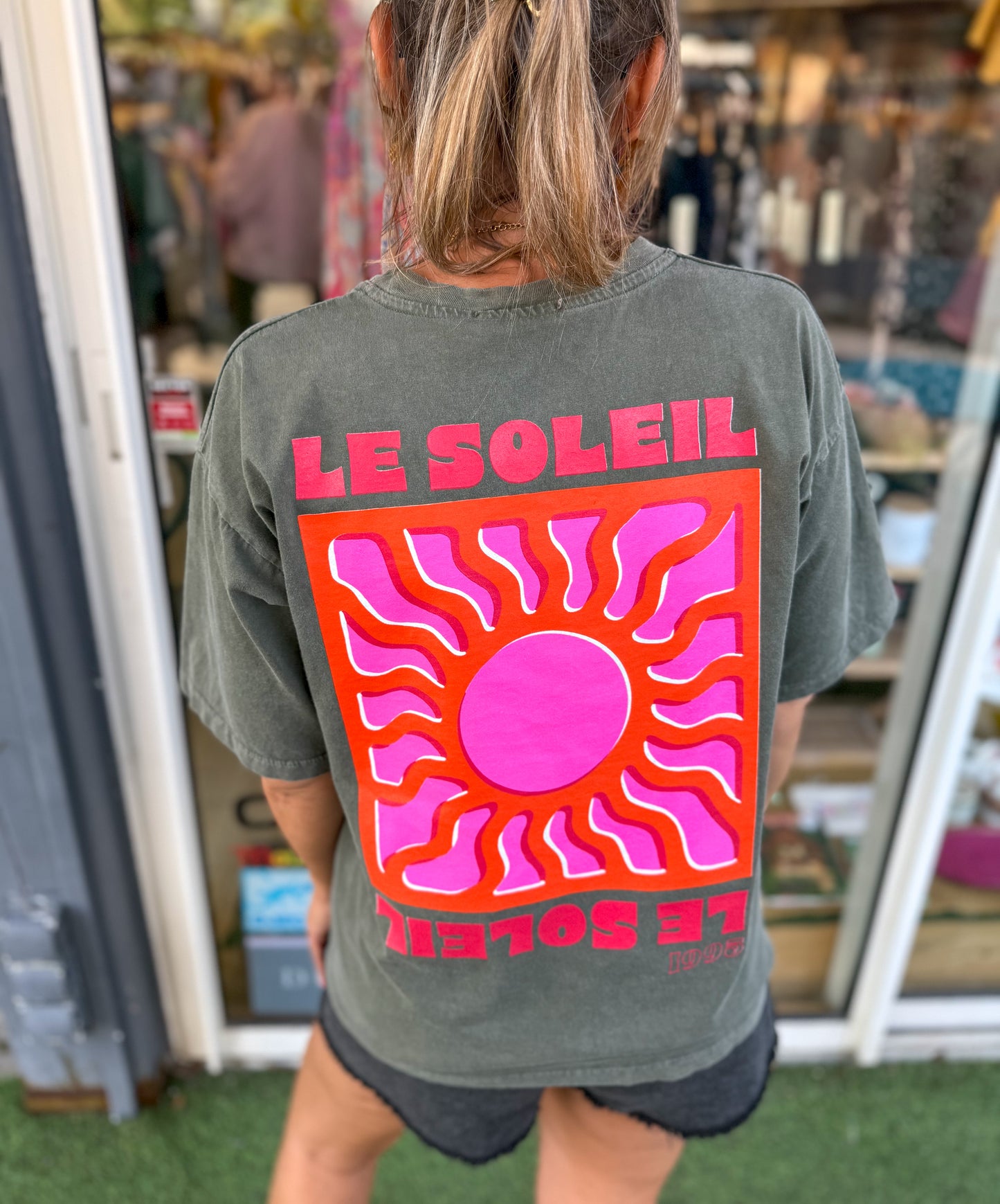 T-shirt SOLEIL kaki