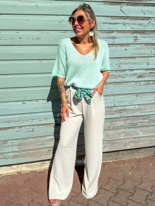 Pantalon PAULA beige