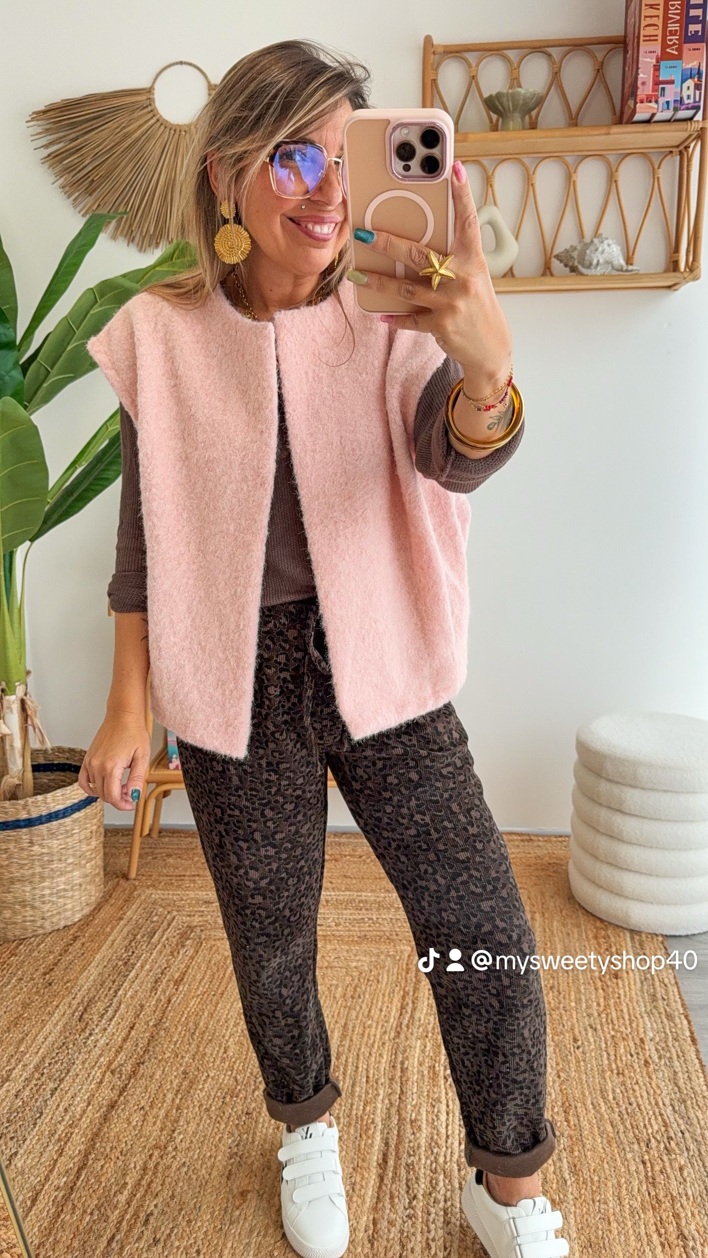 Gilet ALbA rose
