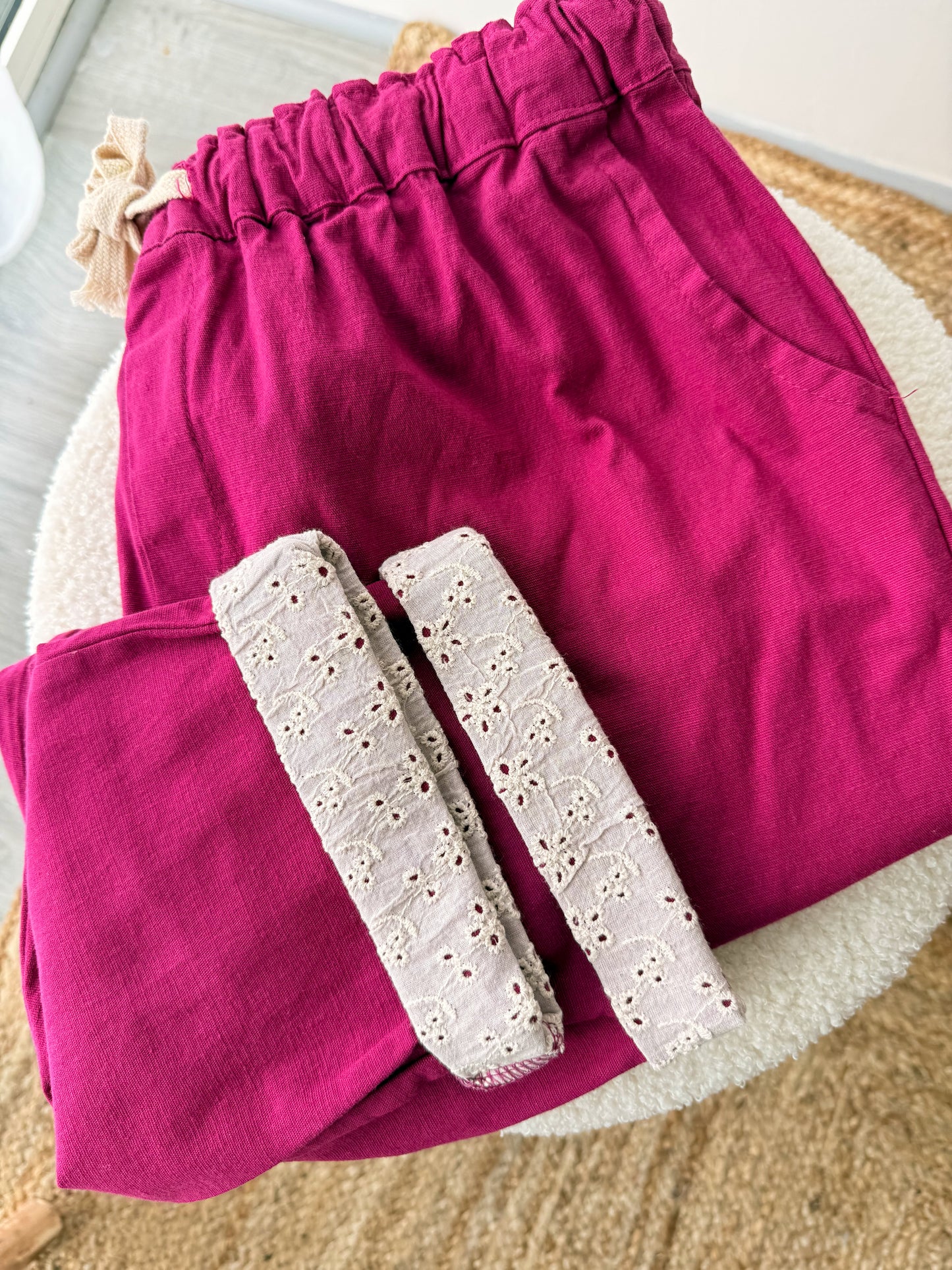 Pantalon ANAÏS cerise