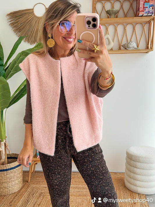 Gilet ALbA rose