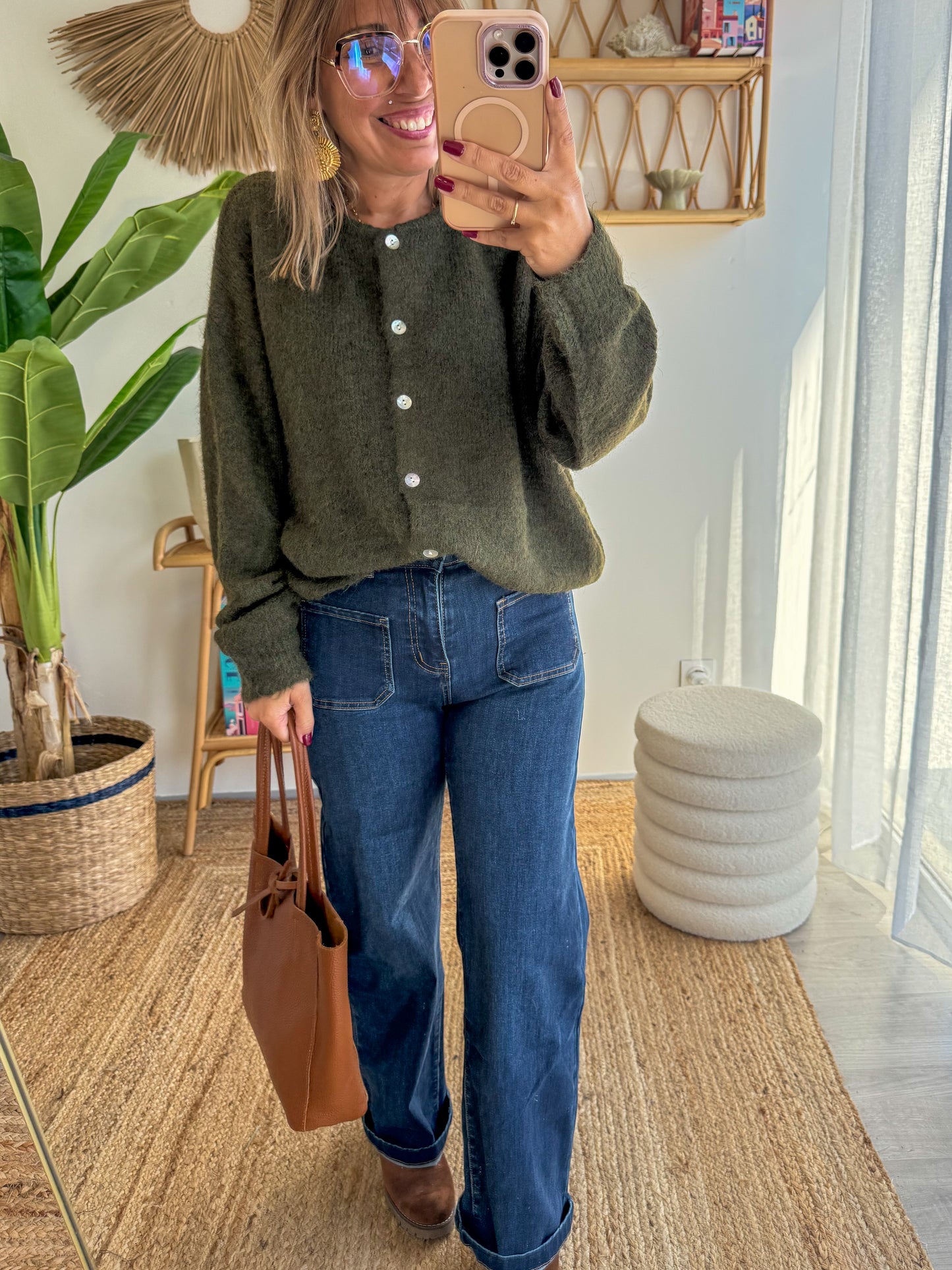 Gilet MEGGY Kaki