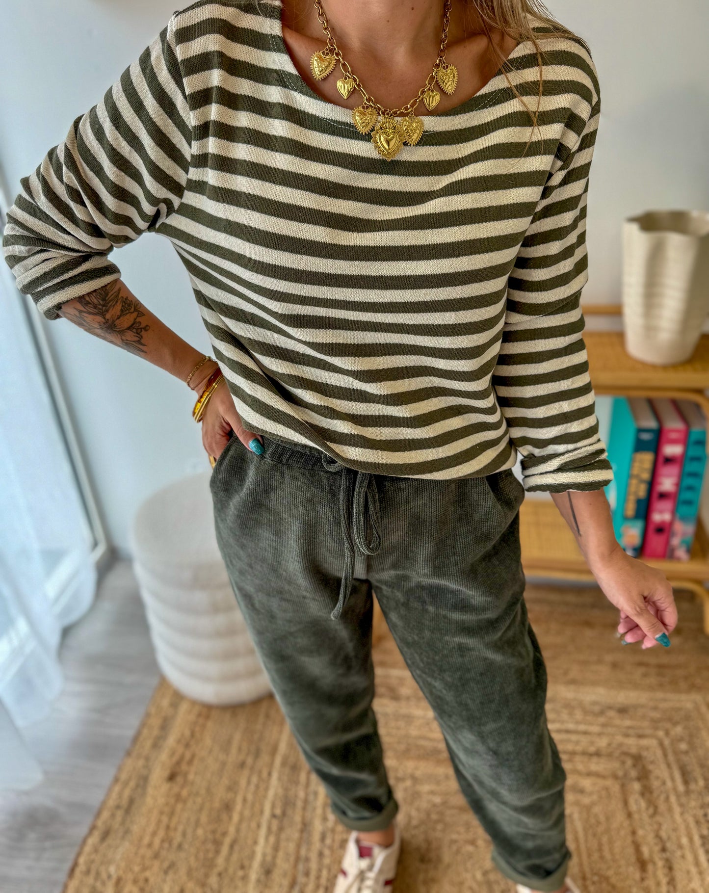 T-shirt ISOLA kaki