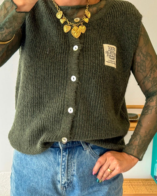 Gilet EMILiE kaki