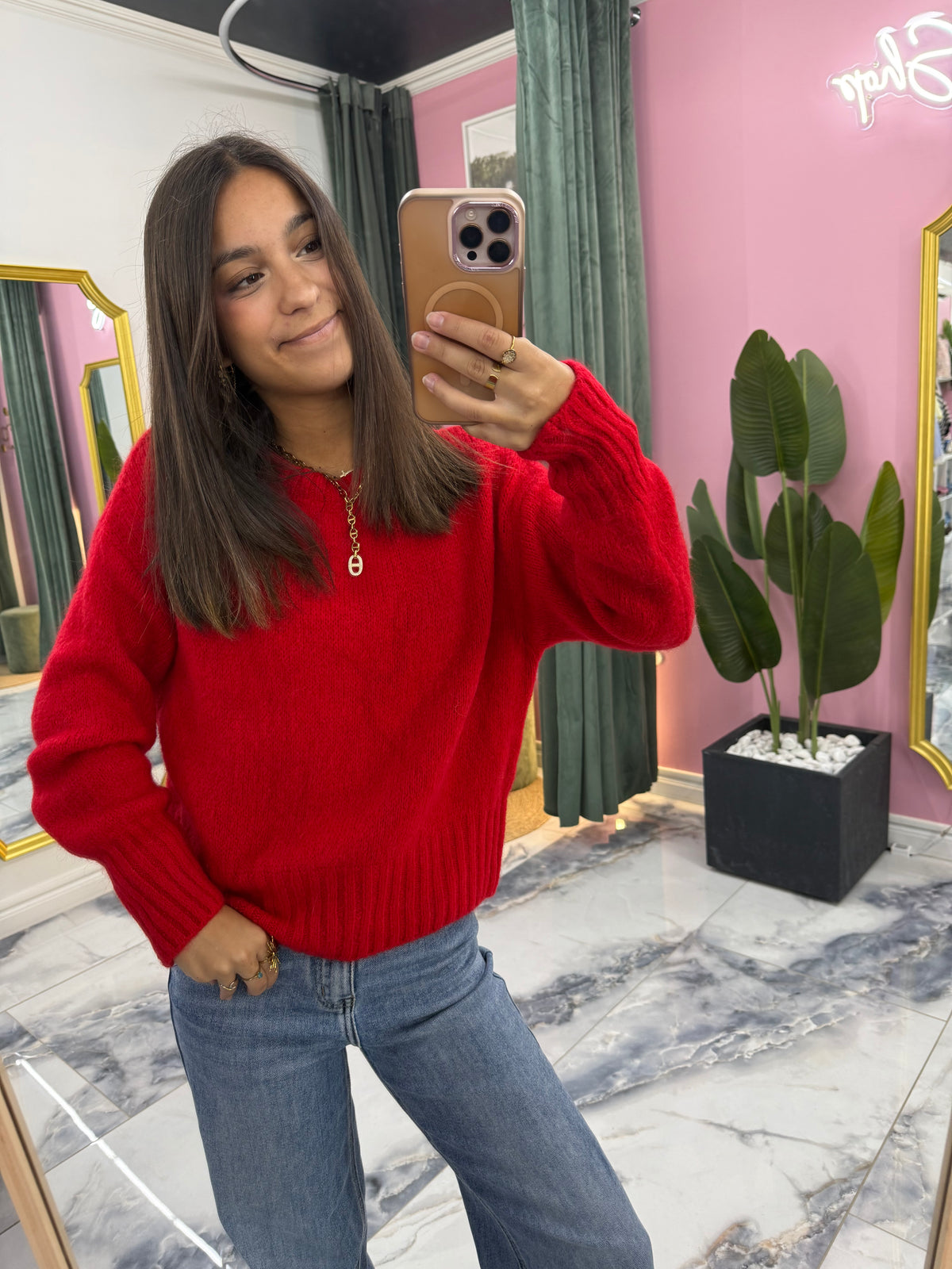 Pull GIANNI rouge
