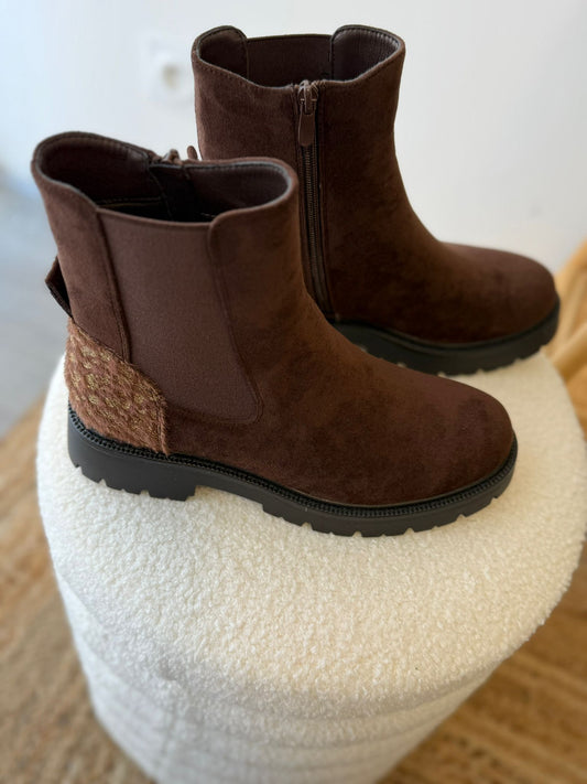 Bottines Saphira Choco