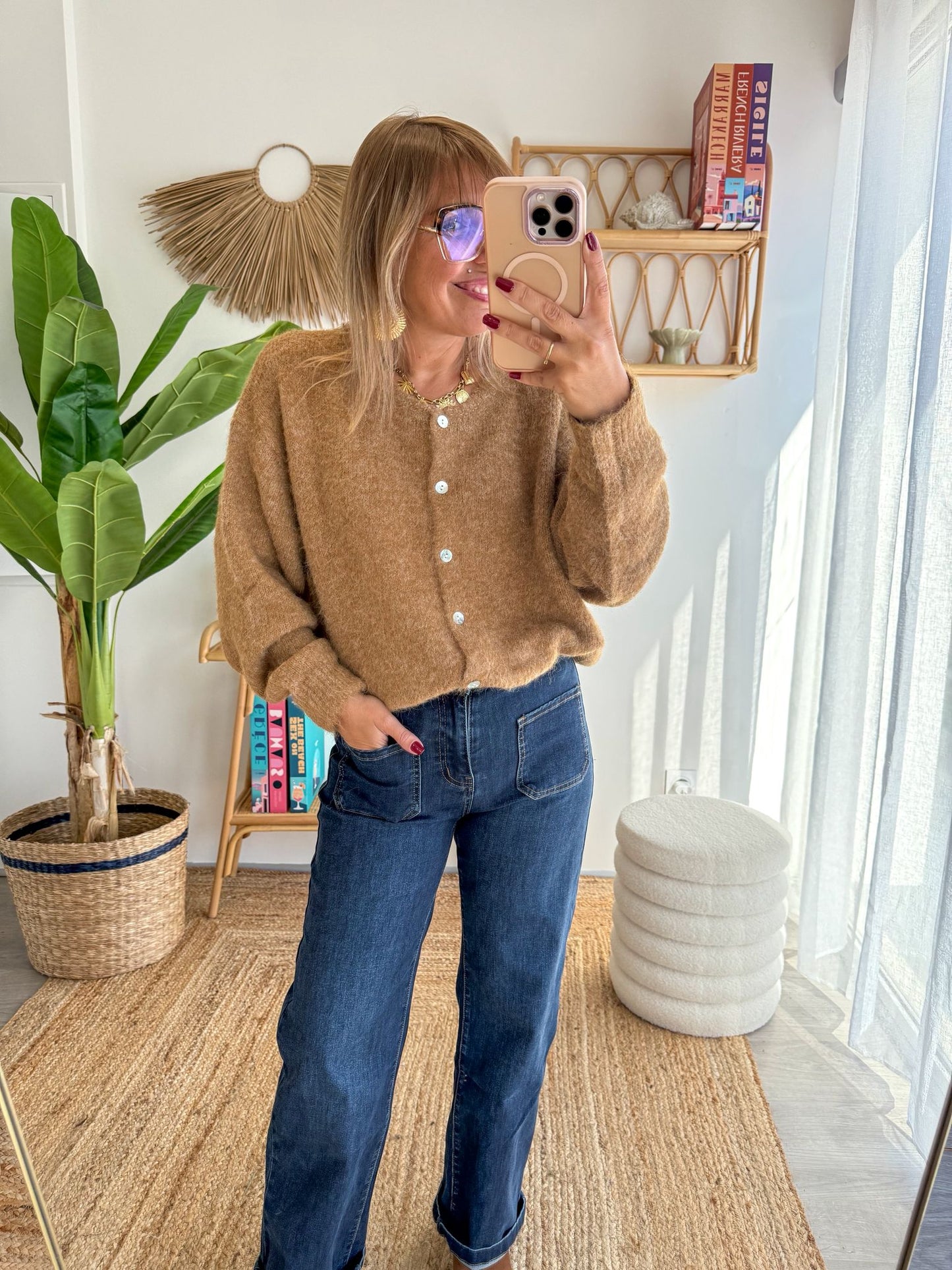 gilet MEGGY camel