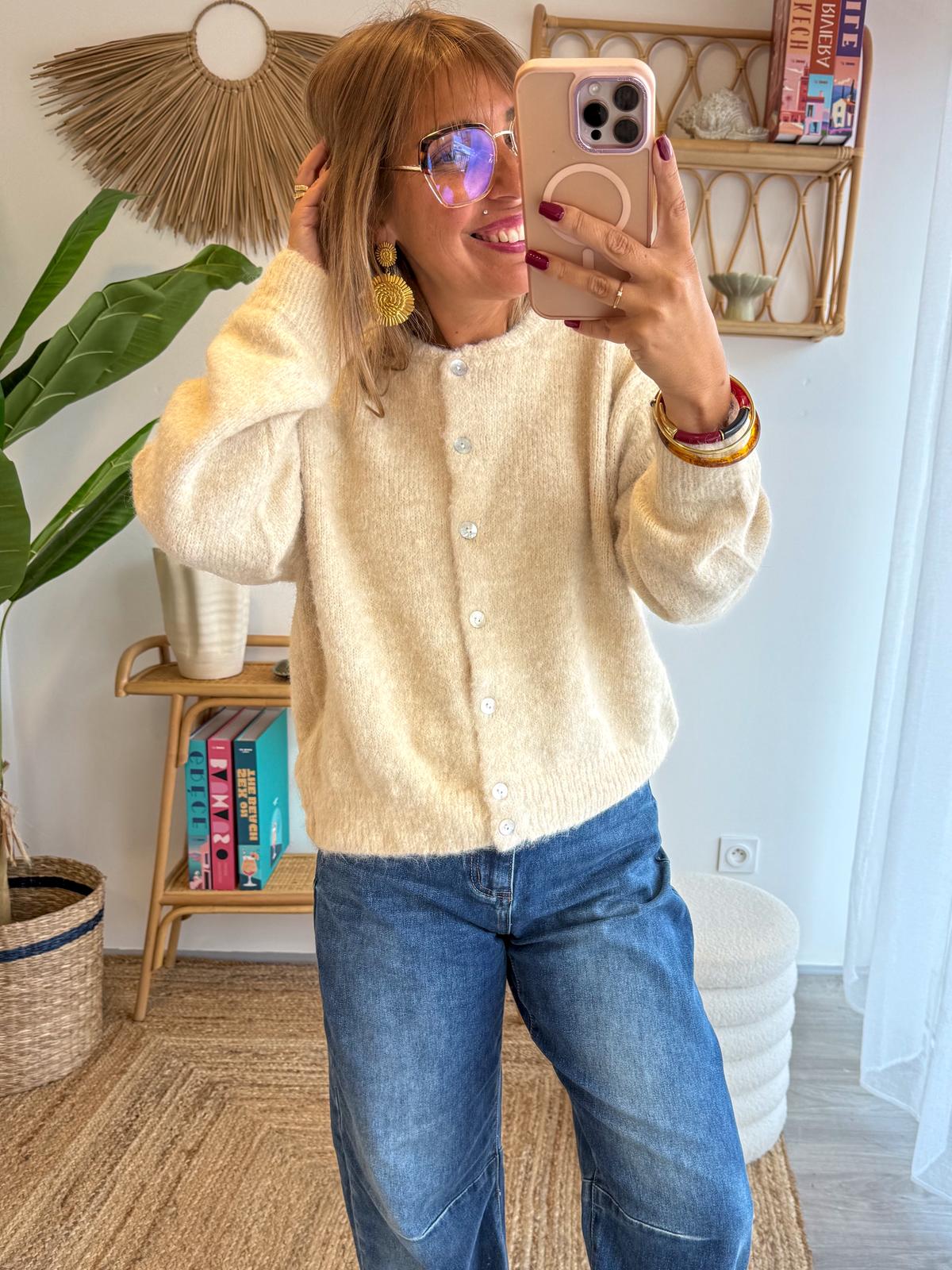 Gilet MEGGY Beige