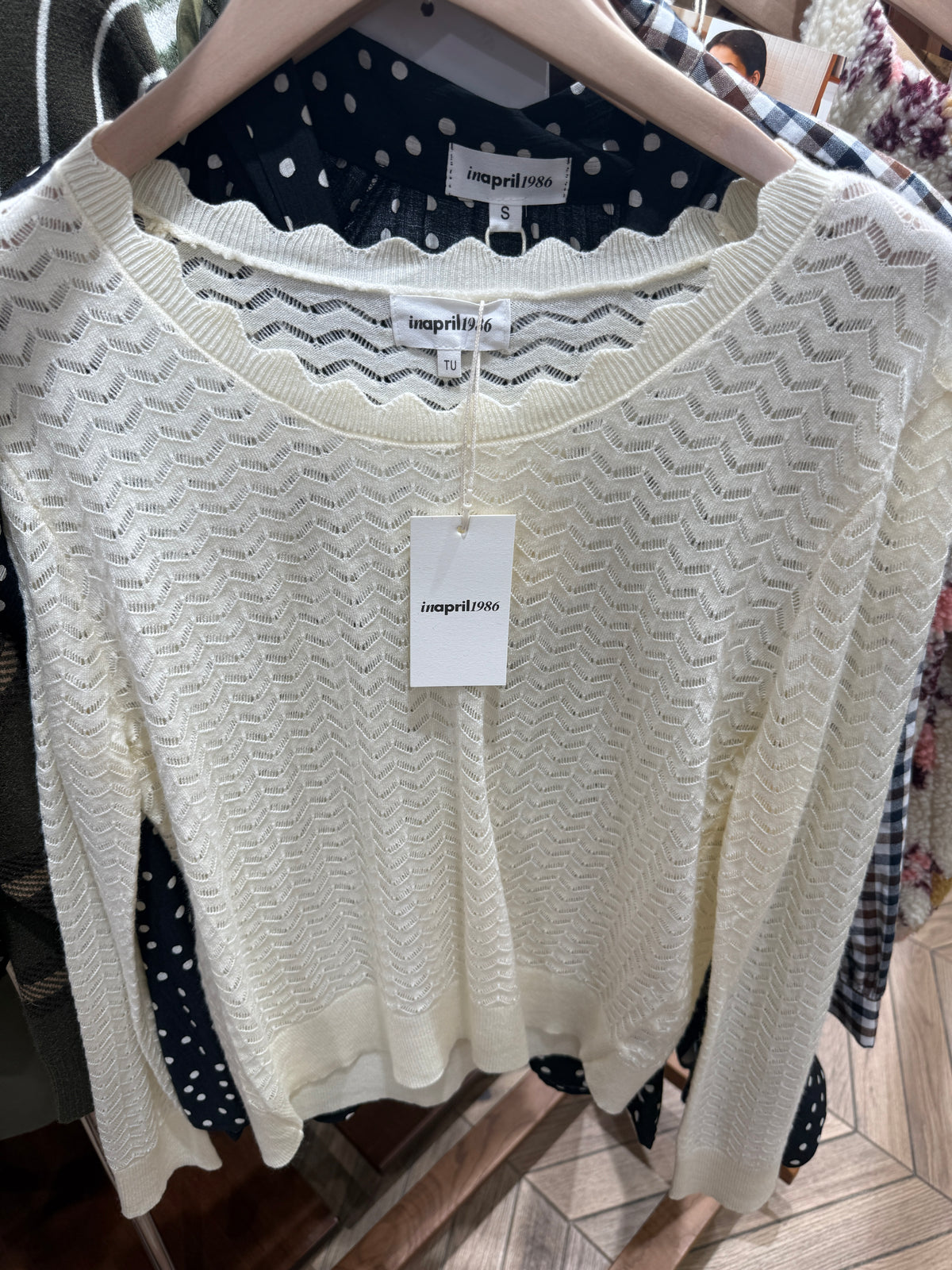 Pull AMBRE écru