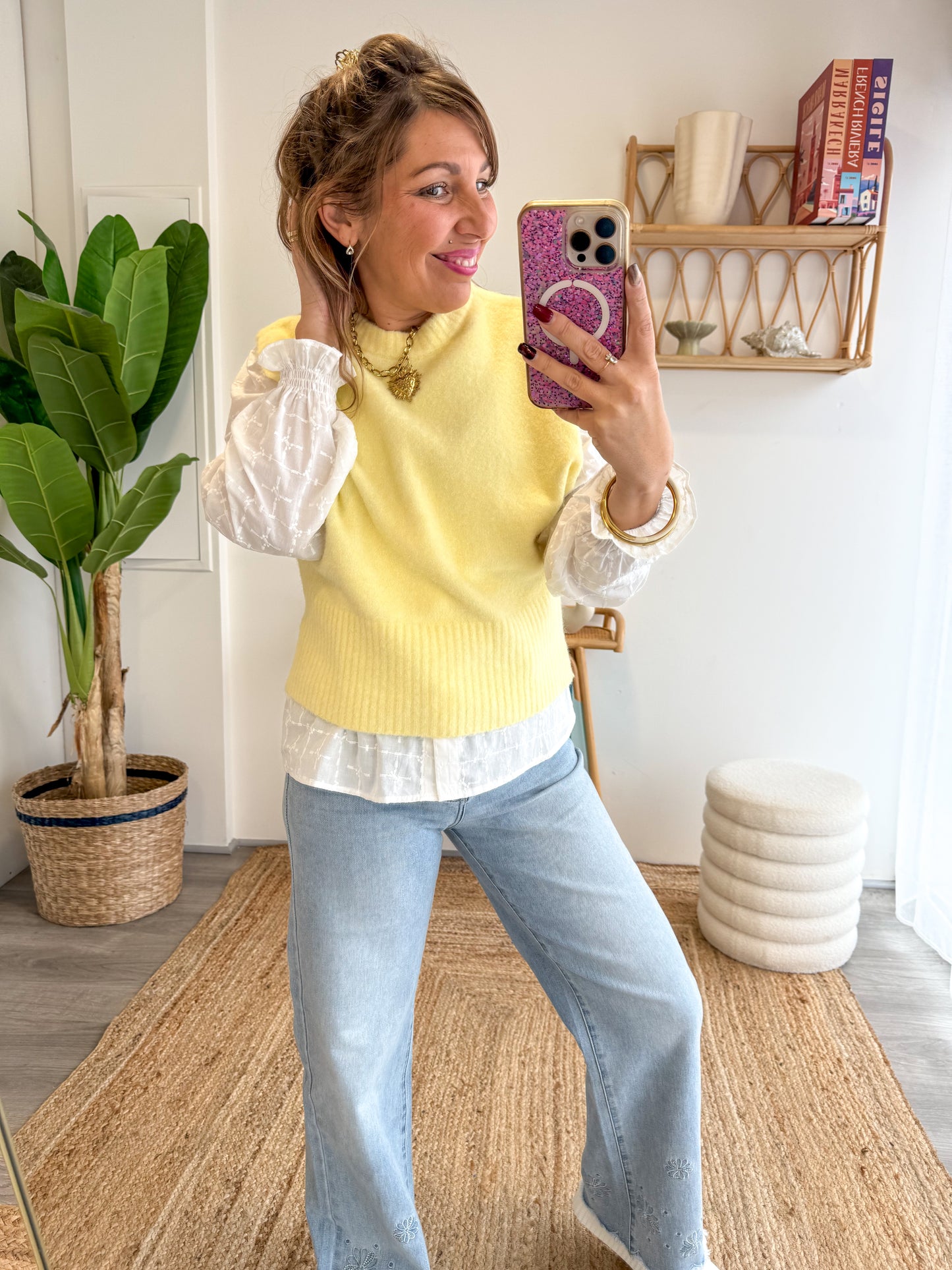 Pull BABY jaune