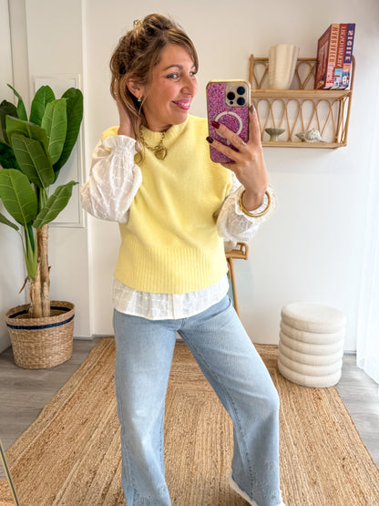 Pull BABY jaune