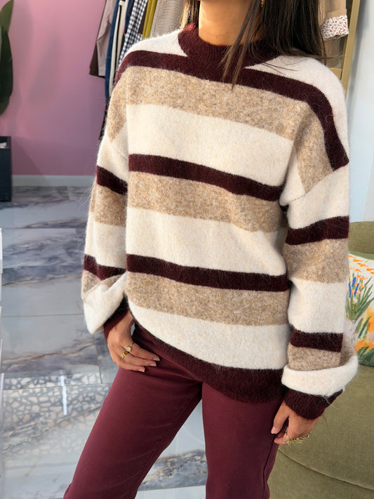 Pull THELMA bordeaux