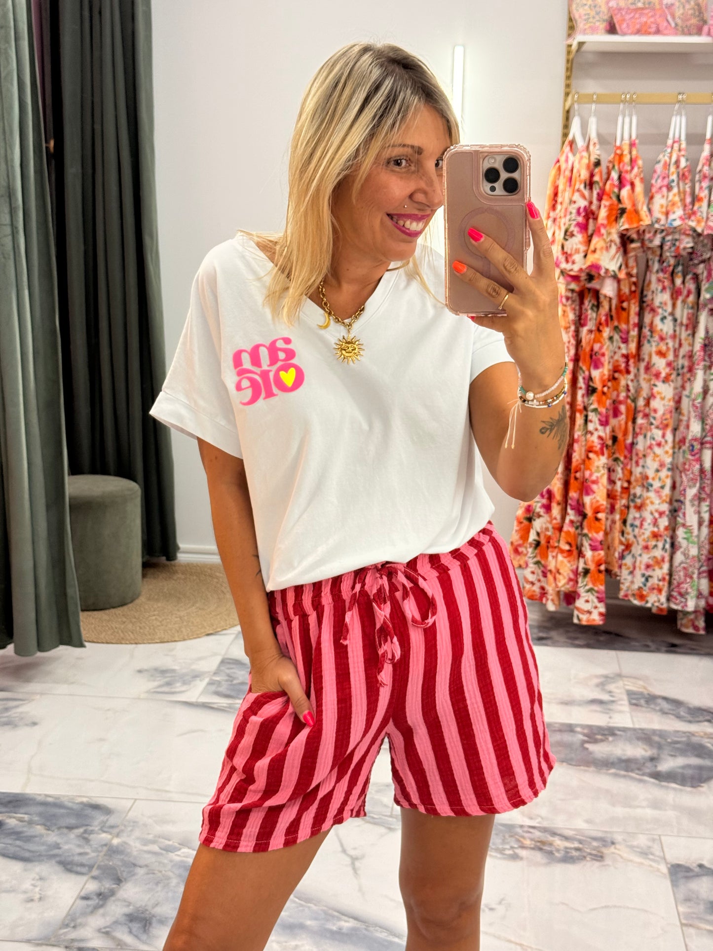 Short gaze de coton FELICIE