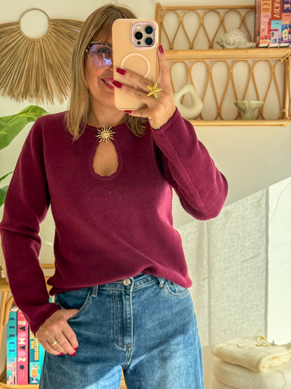 Pull LUZIA Bordeaux