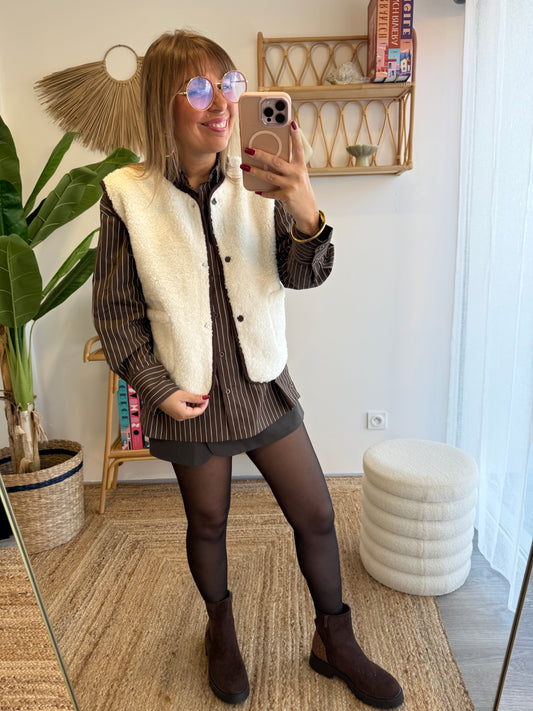 Veste sans manches TEDDY