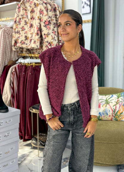 Gilet ALBA violine