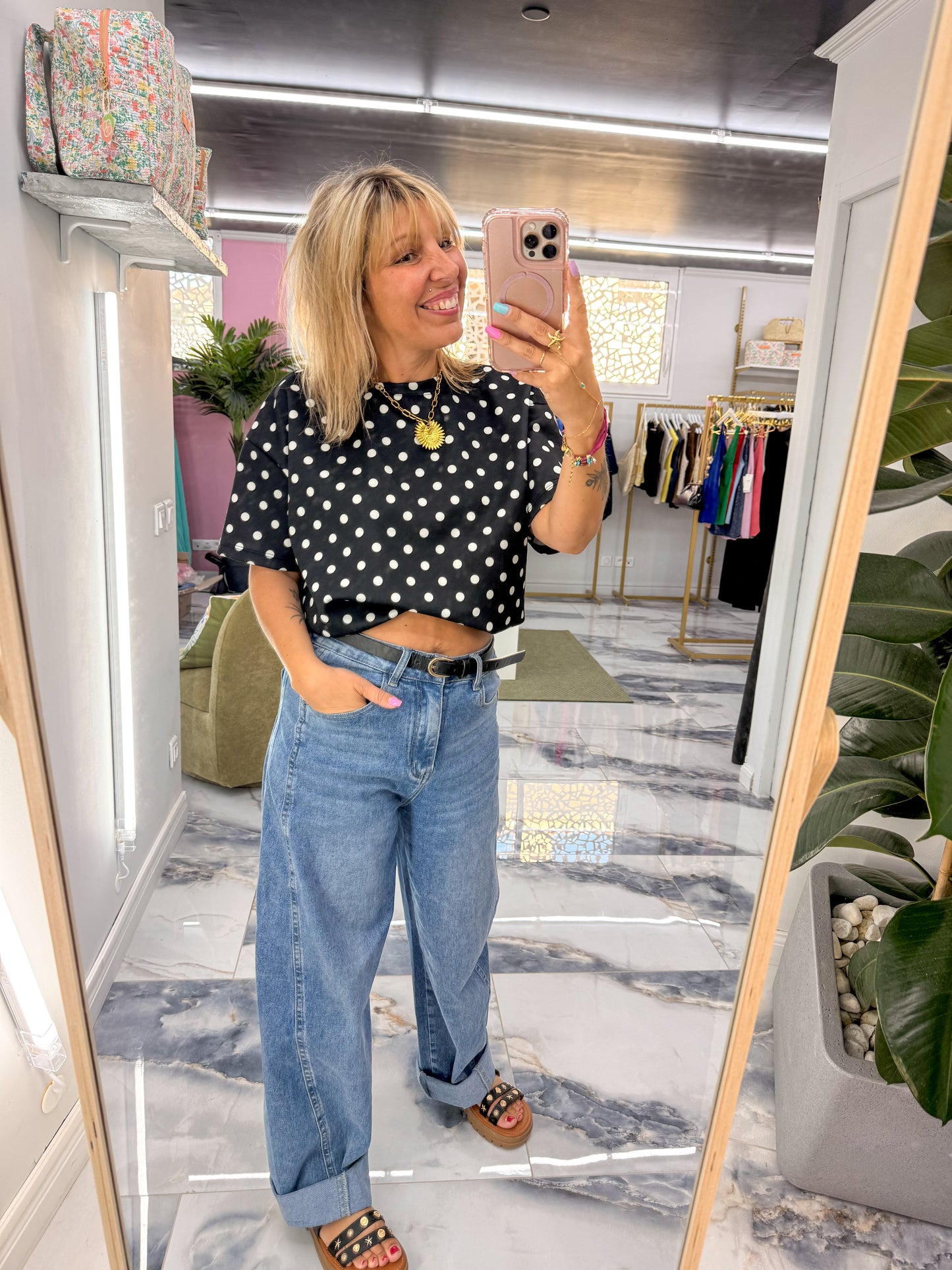 T-shirt BERRYL noir