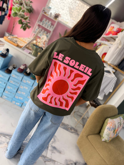 T-shirt LE SOLEIL kaki