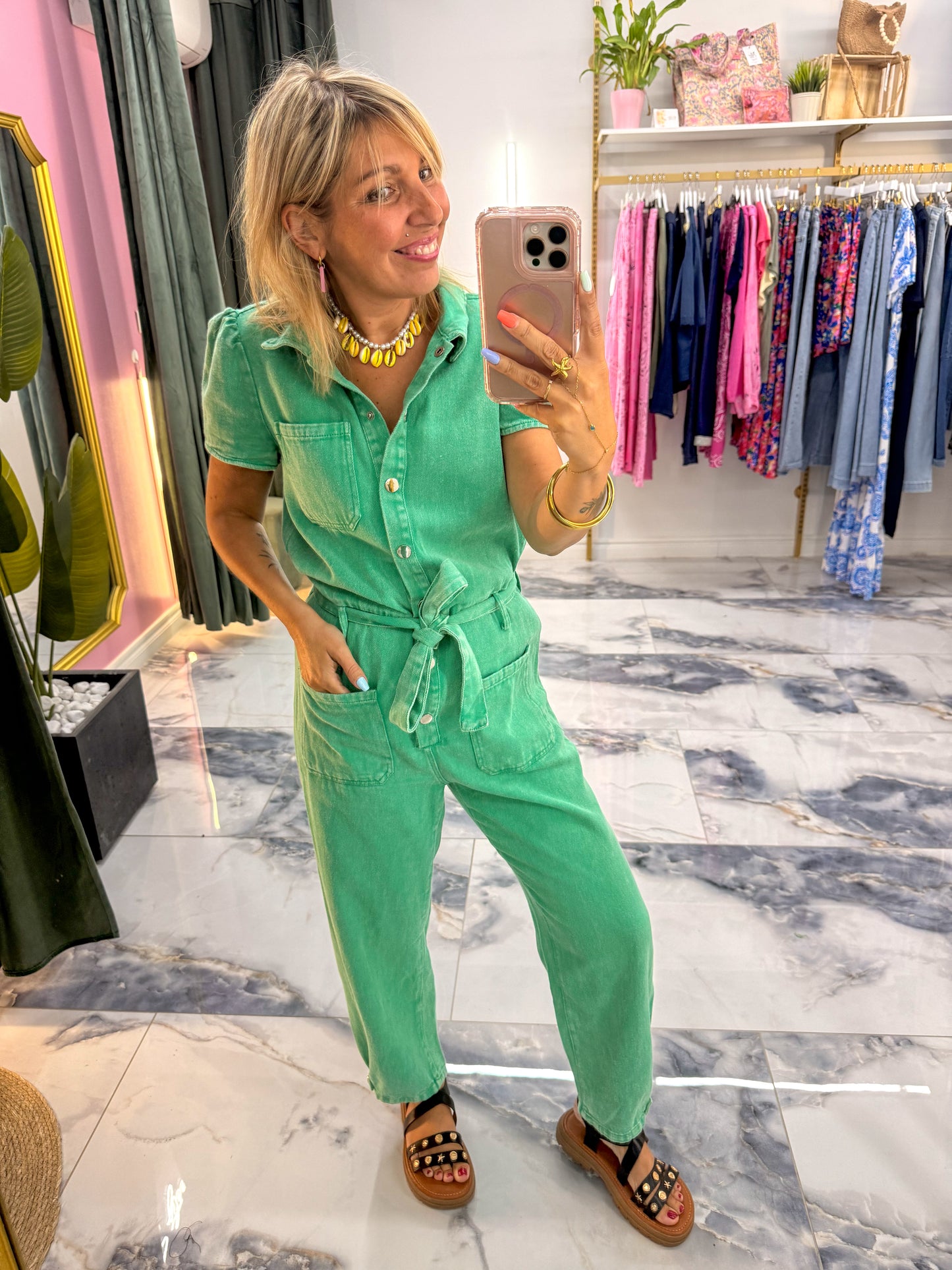Combinaison ZOÉ vert Gucci