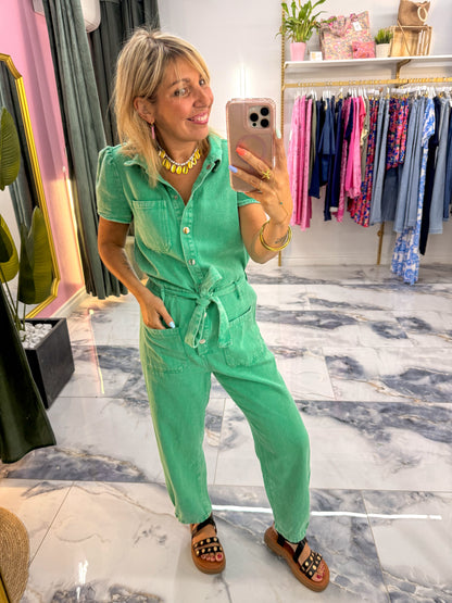 Combinaison ZOÉ vert Gucci