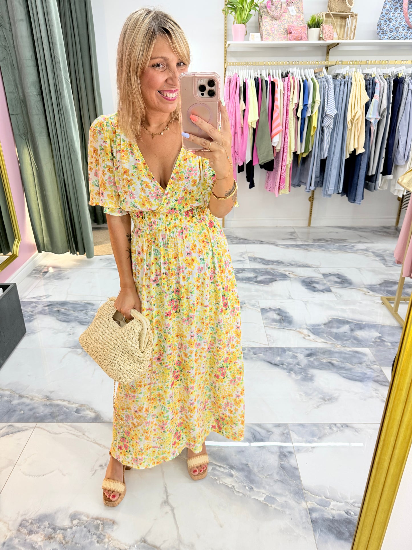 Robe PRAIRIE jaune