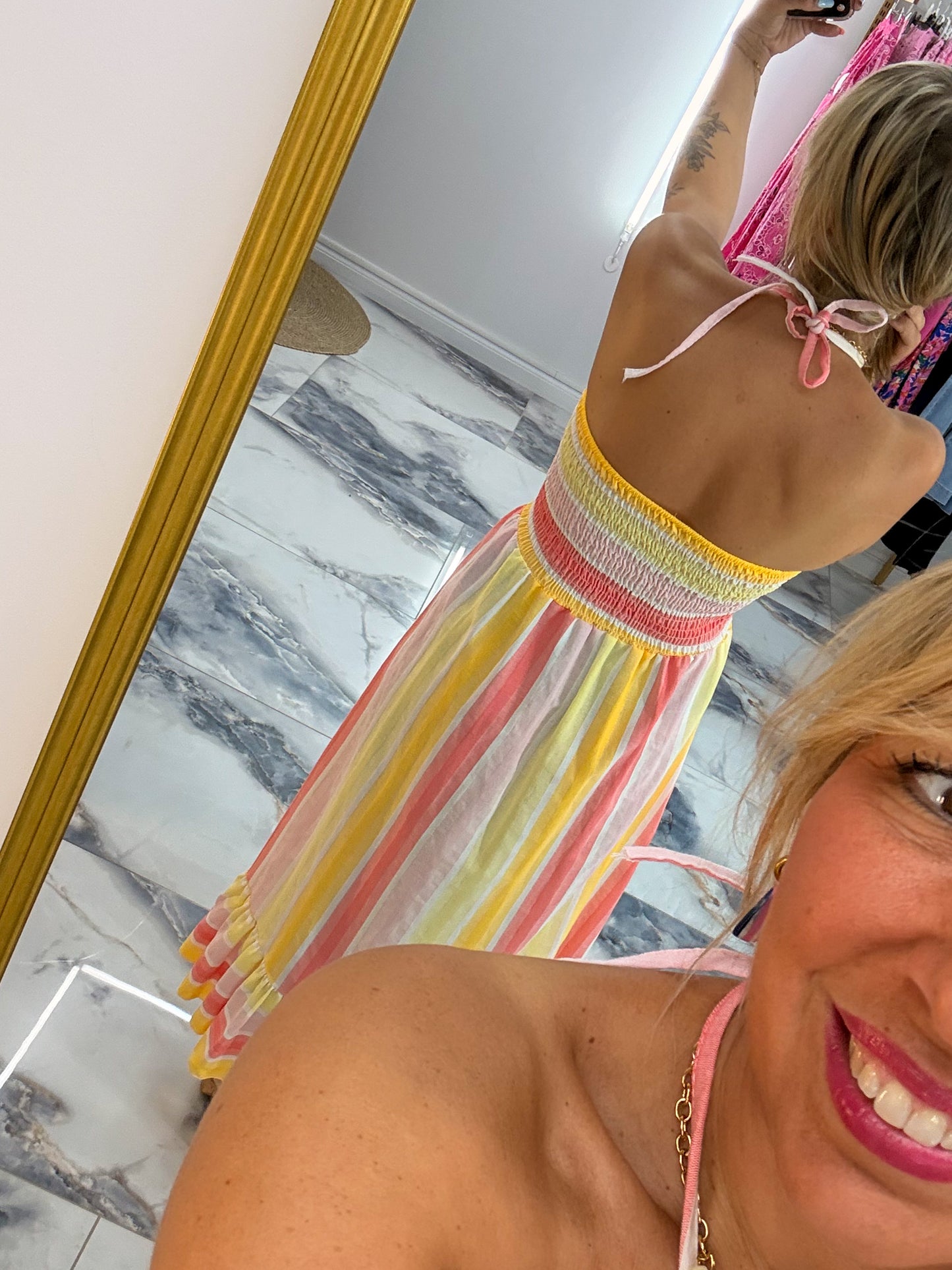 Robe MIMIZAN jaune