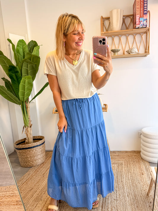 Jupe LEONIE bleu