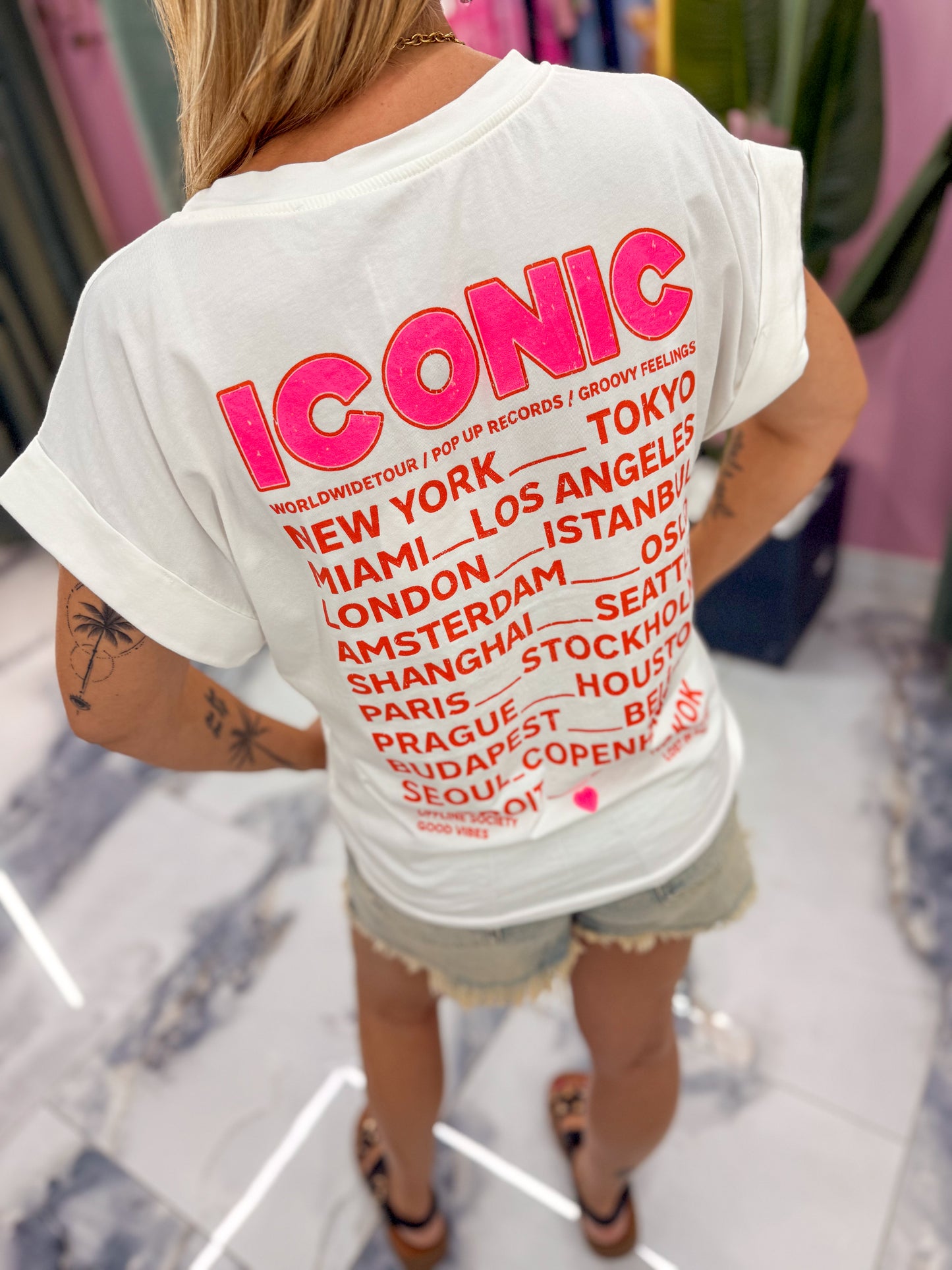 T-shirt ICONIC Blanc