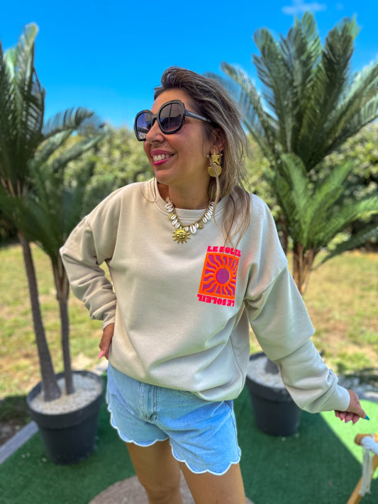 Sweat SOLEIL beige