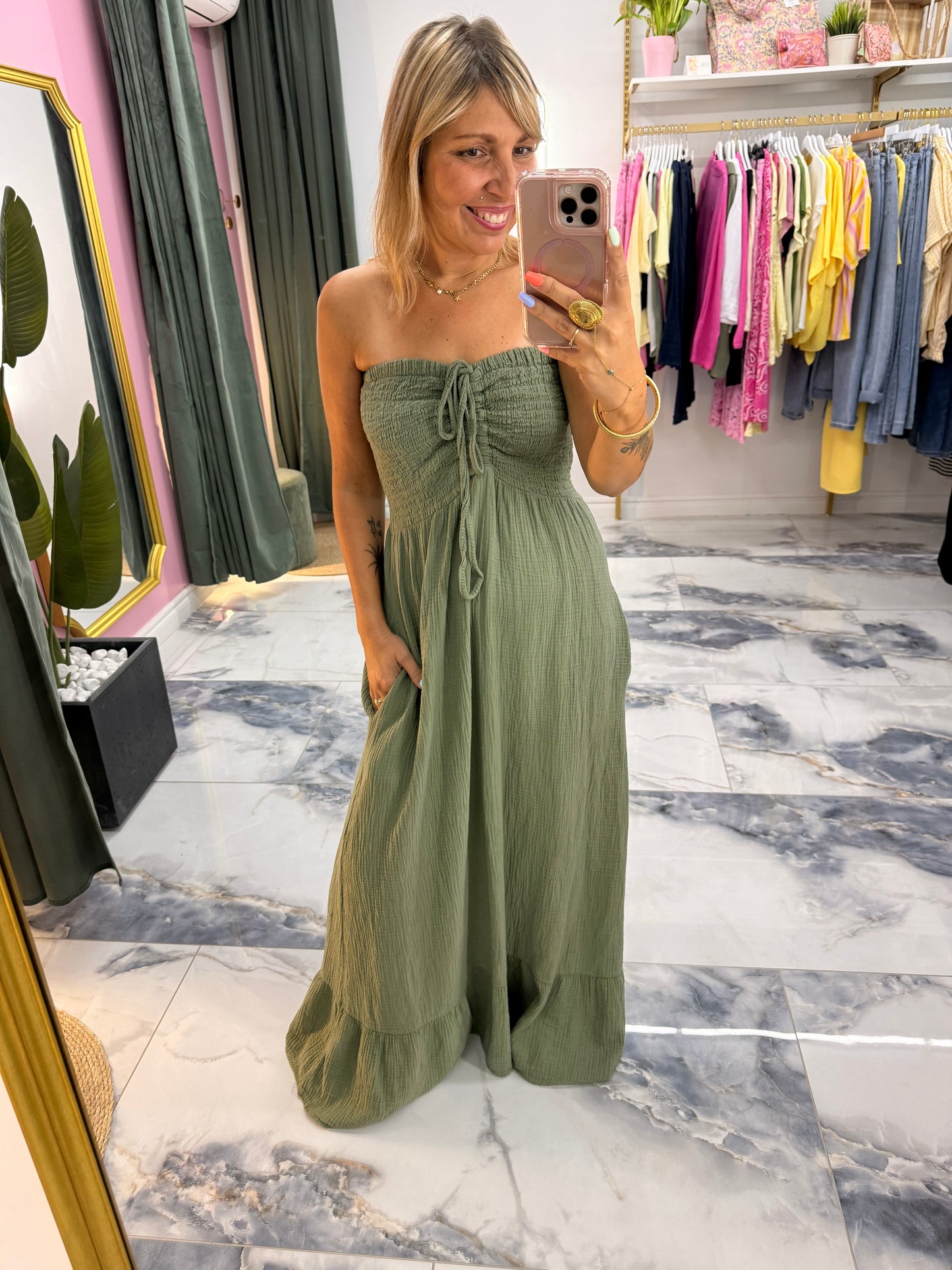 Robe SOFIA Kaki
